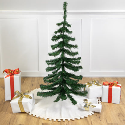 Medium Mixed Green Pine Artificial Christmas Tree - 3' - Unlit