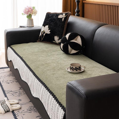 Pet-Friendly Chenille Sofa Cover, Suitable for Armchairs & Sofas, Easy to Clean Home Decor, Living Room & Bedroom Use