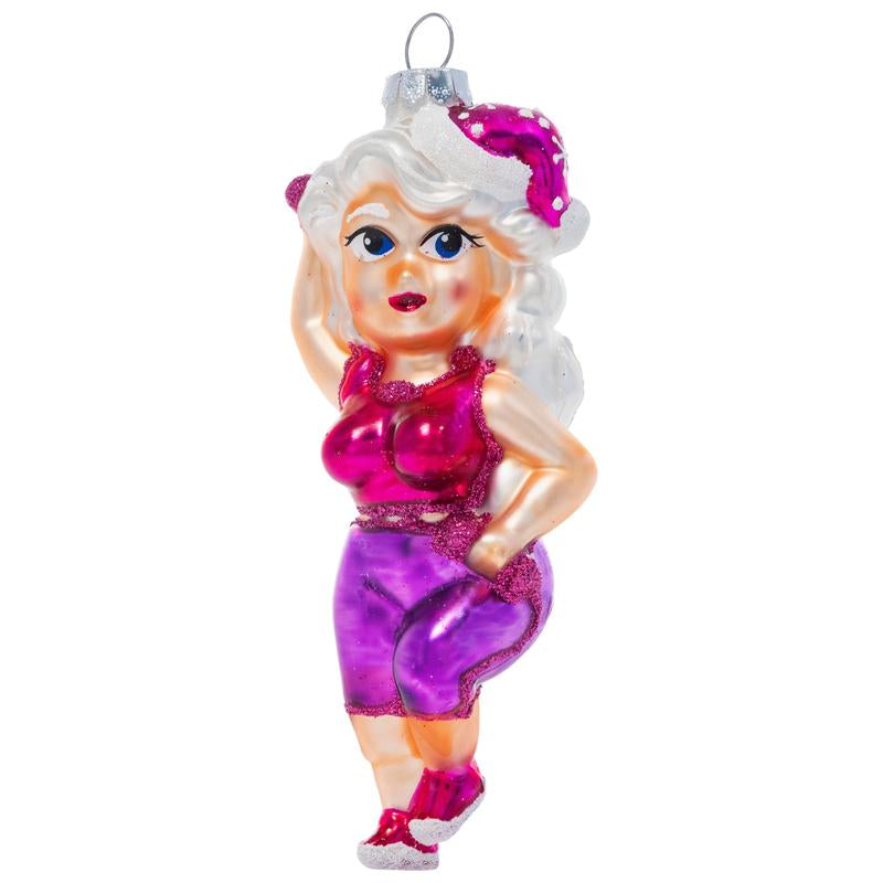 Cheeky Ornaments - Handcrafted Glass Holiday Decorations, Funny & Bold, Lightweight, Perfect for Gag Gifts & Office Parties, 5-7 Inches, under 1 Pound, Unique Holiday Gift